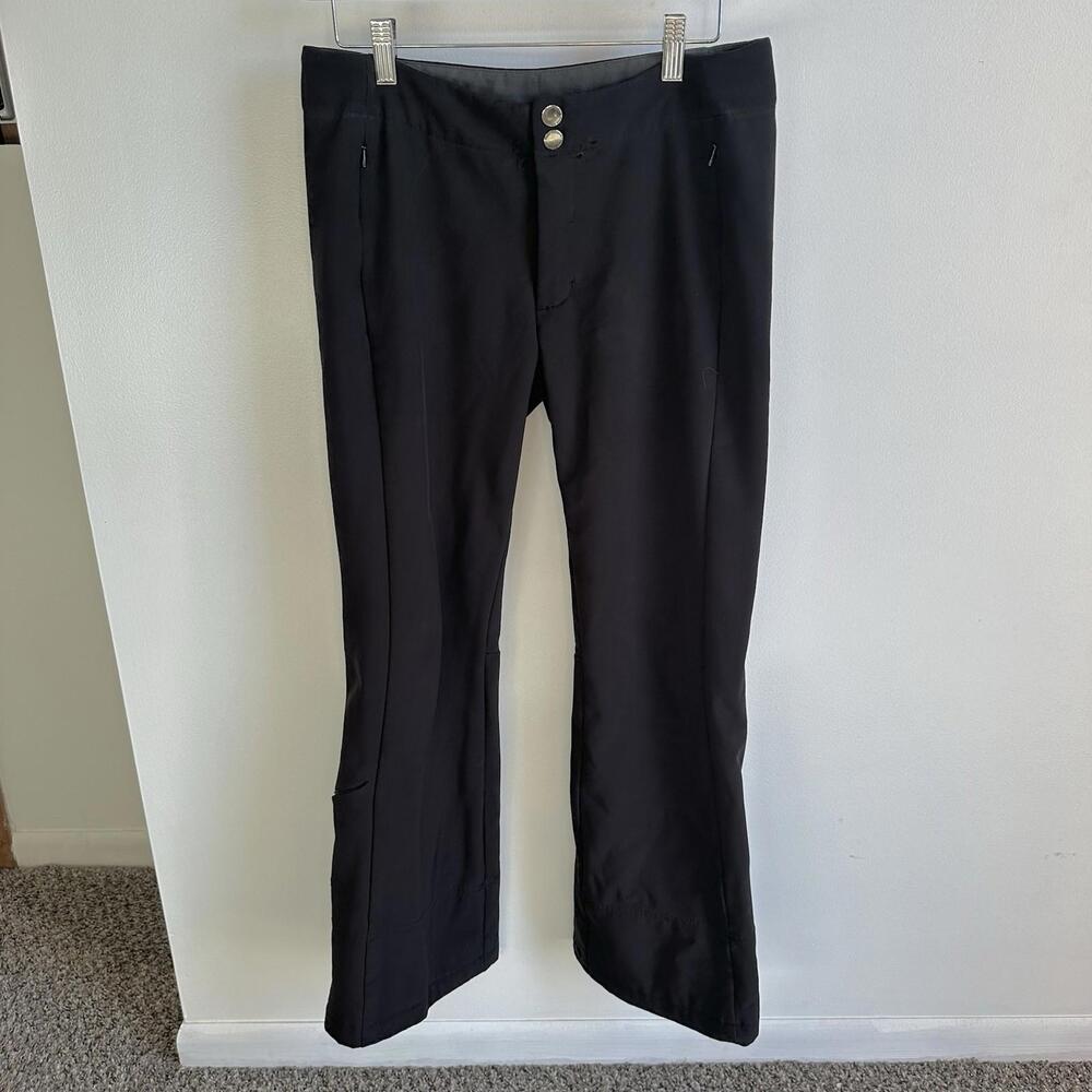 Free Country Snow Pants Women Sz S Black Softshell Water & Wind Resistant Ski